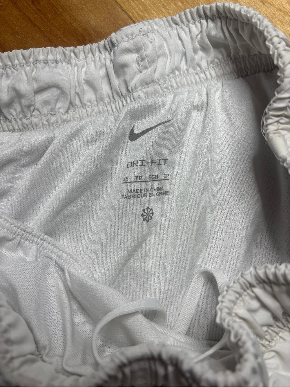 Nike White Women's Athletic Running Shorts